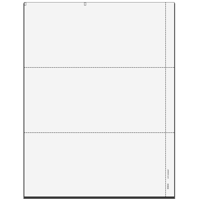 3up Blank 1099-NEC Form (with Instructions)