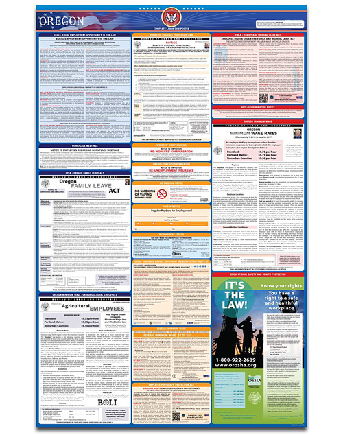 State, Federal and OSHA Labor Law Posters